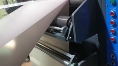4 reels 104gsm Coated paper at the same time cutting sheet machine#sheeter#papersheetingmachine