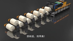 CHM-1400 L-Type Up And Low Paper Roll To Sheet Cutting Machine