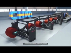 L-Type Up And Low Paper Roll To Sheet Cutting Machine for cutting 28g to 60g Paper between grams